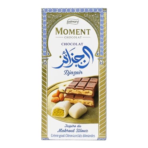 Palmary Moment Chocolat Djazair, Makrout Sllouz Inspired, Lemon Cream with Almond Pieces
