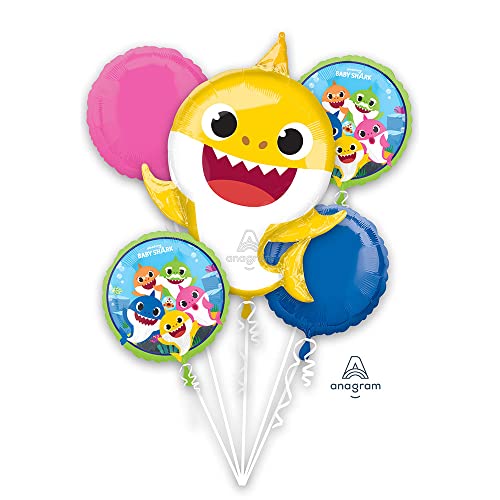 Bouquet ballons Baby Shark (5)