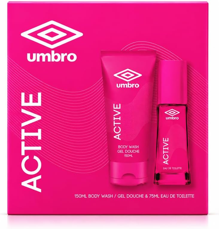 Umbro Active 2-Piece Gift Set 75 mL Eau de Toilette & 150 mL Body Wash