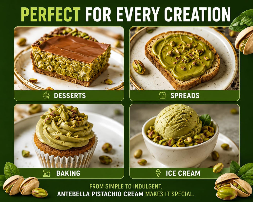 Antebella Pistachio Cream 200g and ASi Dried Roasted Kataifi 200g