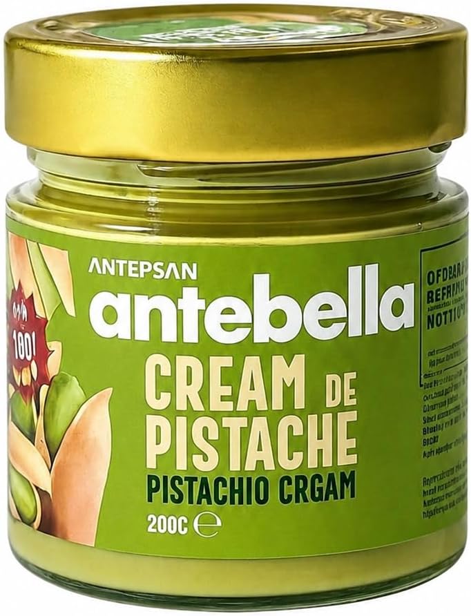 Antebella Pistachio Cream Spread, 200g, 30% Pistachios