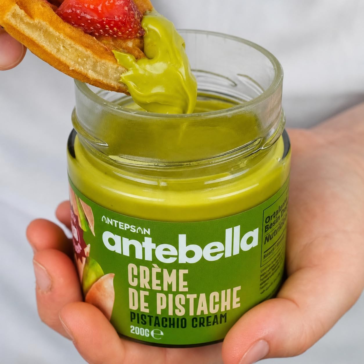 Antebella Pistachio Cream Spread, 200g, 30% Pistachios