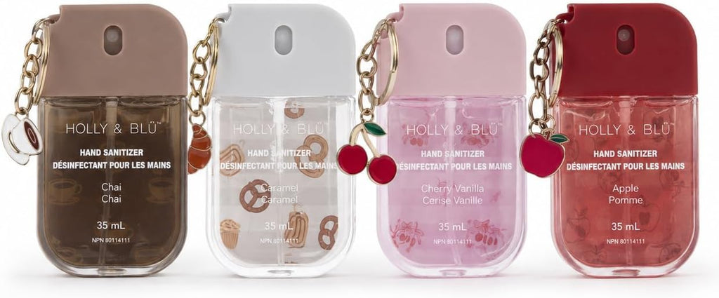 Holly & Blü Scented Hand Sanitizer Spray 4-Pack, 35 mL
