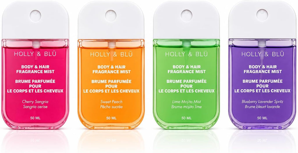 Holly & Blü Body & Hair Fragrance Mist 4-Pack, 50 mL Each