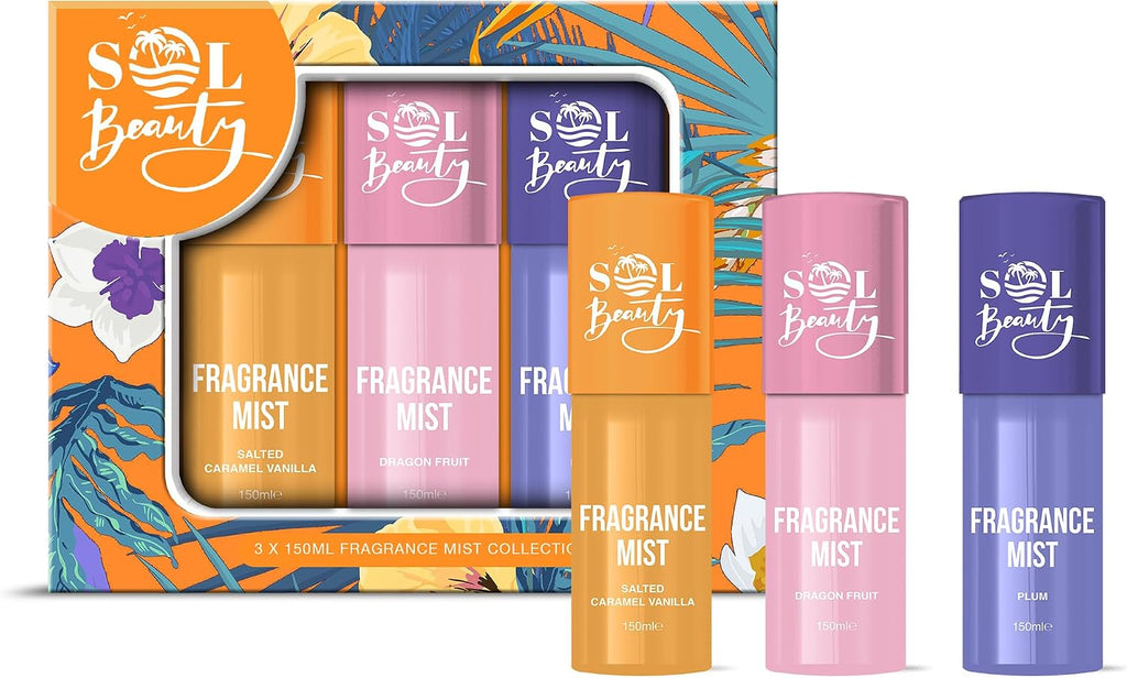 Sol Beauty Fragrance Mist Gift Set 3 x 150 mL Body Spray
