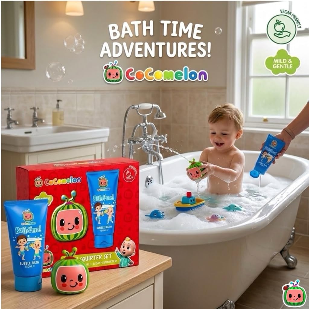 Cocomelon Bubble Bath with Squirter