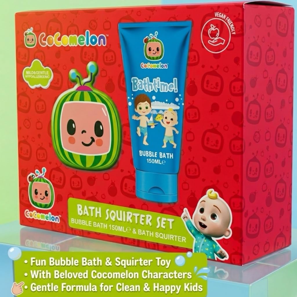 Cocomelon Bubble Bath with Squirter